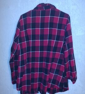 Women 3X plaid shirt